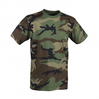 Tričko Helikon-Tex T-Shirt Cotton US woodland