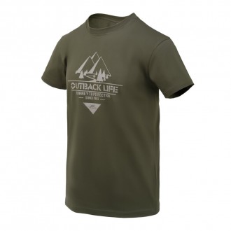 Tričko Helikon-Tex OUTBACK LIFE TAIGA GREEN