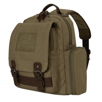 Batoh Rothco SLING VINTAGE cez jedno rameno plátno GREEN
