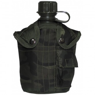Poľná fľaša US MFH 1l - woodland US
