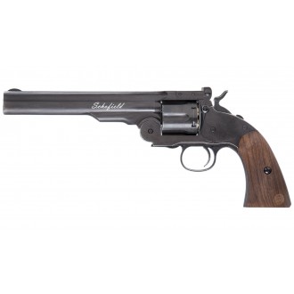 Vzduchový revolver ASG Schofield 6" čierny