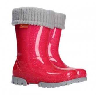Dievčenské zateplené topánky Demar TWISTER LUX 0407 G pink