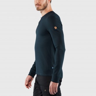 Tričko Fjällräven Singi Merino Henley  Deep Forest